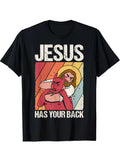 JESUS OVERCOMING THE DEVIL T-SHIRT(: