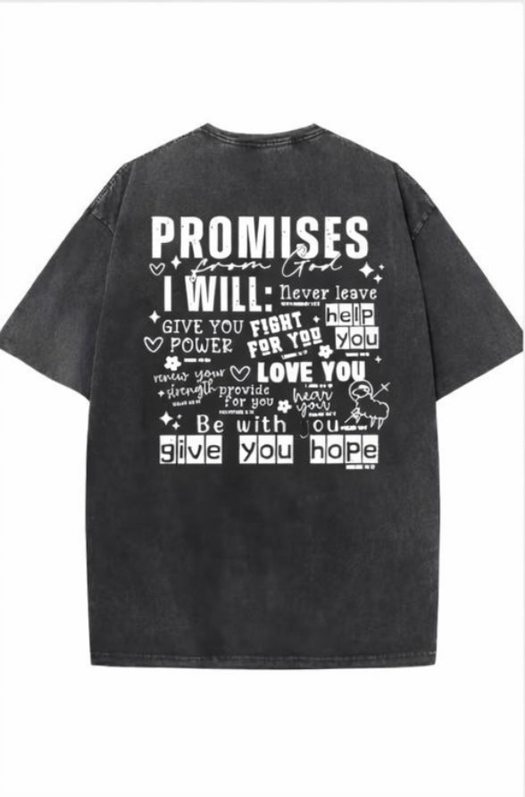 Black T-Shirt (PROMISES)
