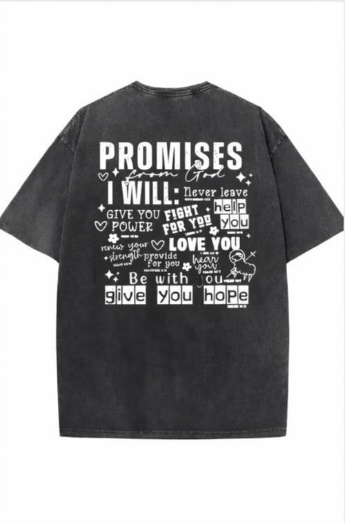 Black T-Shirt (PROMISES)