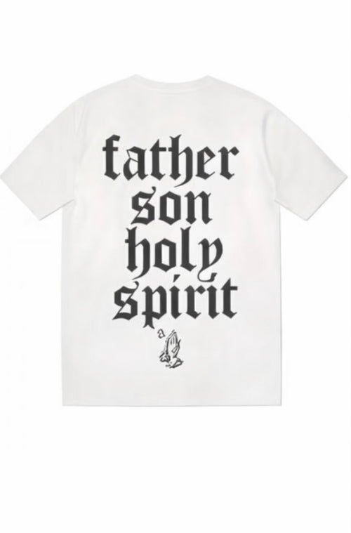 White T-Shirt (Father Son Holy Spirit)